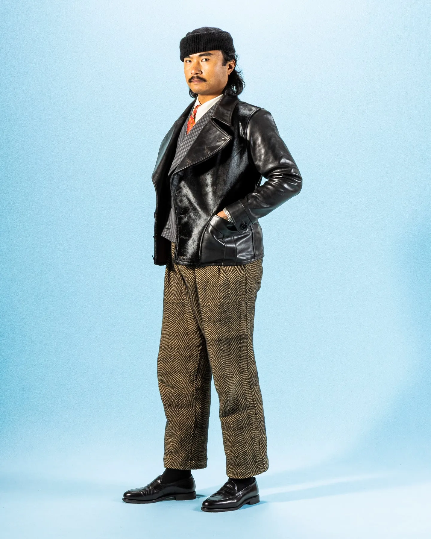 1930s Howard Jacket - Silky Black sold by Standard and Strange product image thumbnail 5