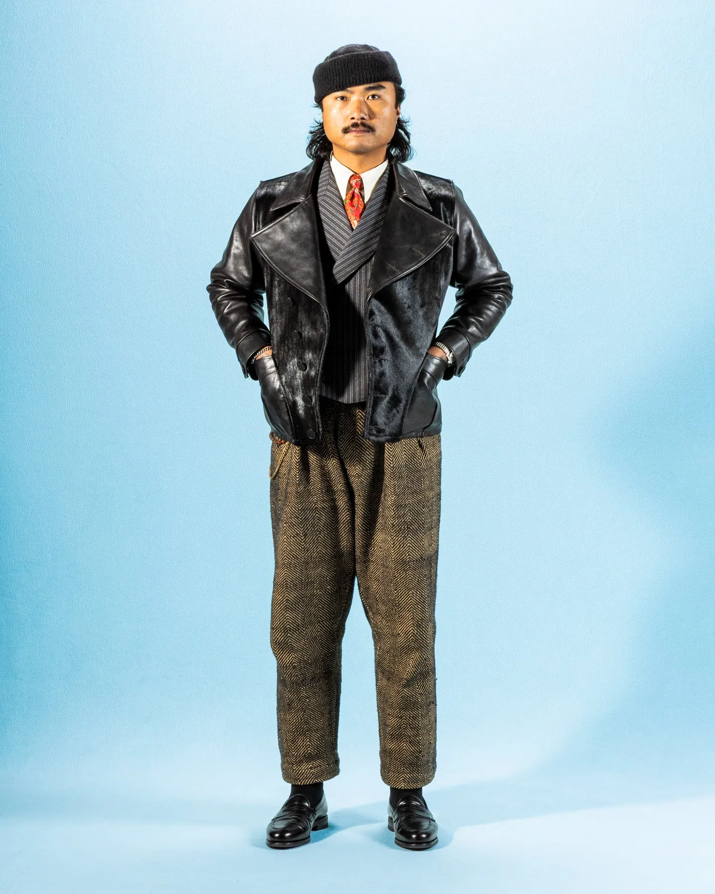 1930s Howard Jacket - Silky Black sold by Standard and Strange product image thumbnail 3