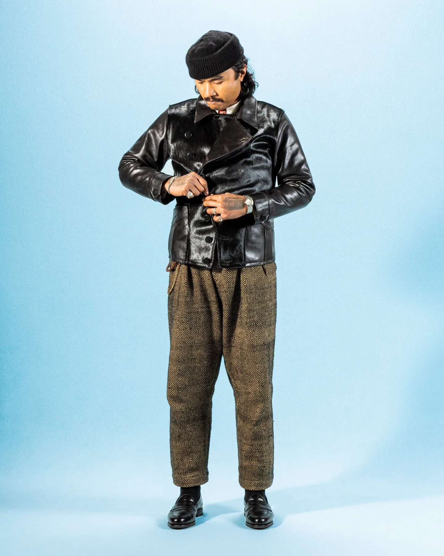 1930s Howard Jacket - Silky Black sold by Standard and Strange product image thumbnail 4