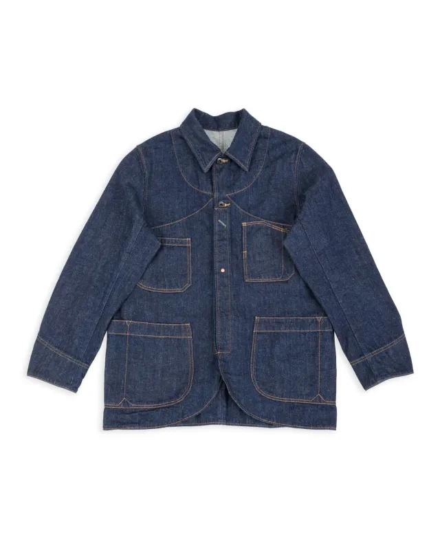 1910s 9oz Death Valley Jacket - Dark Indigo sold by Standard and Strange