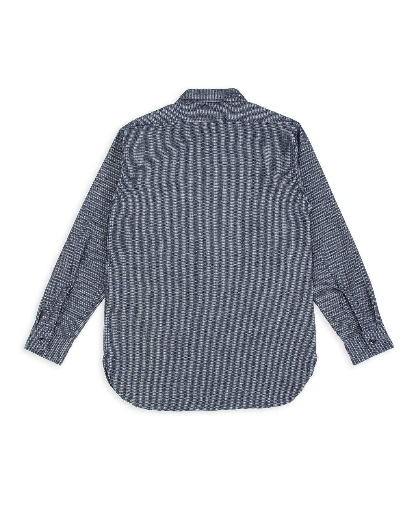 10 oz Dobby Denim Open Pocket Work Shirt - Dark Indigo sold by Standard and Strange product image thumbnail 2