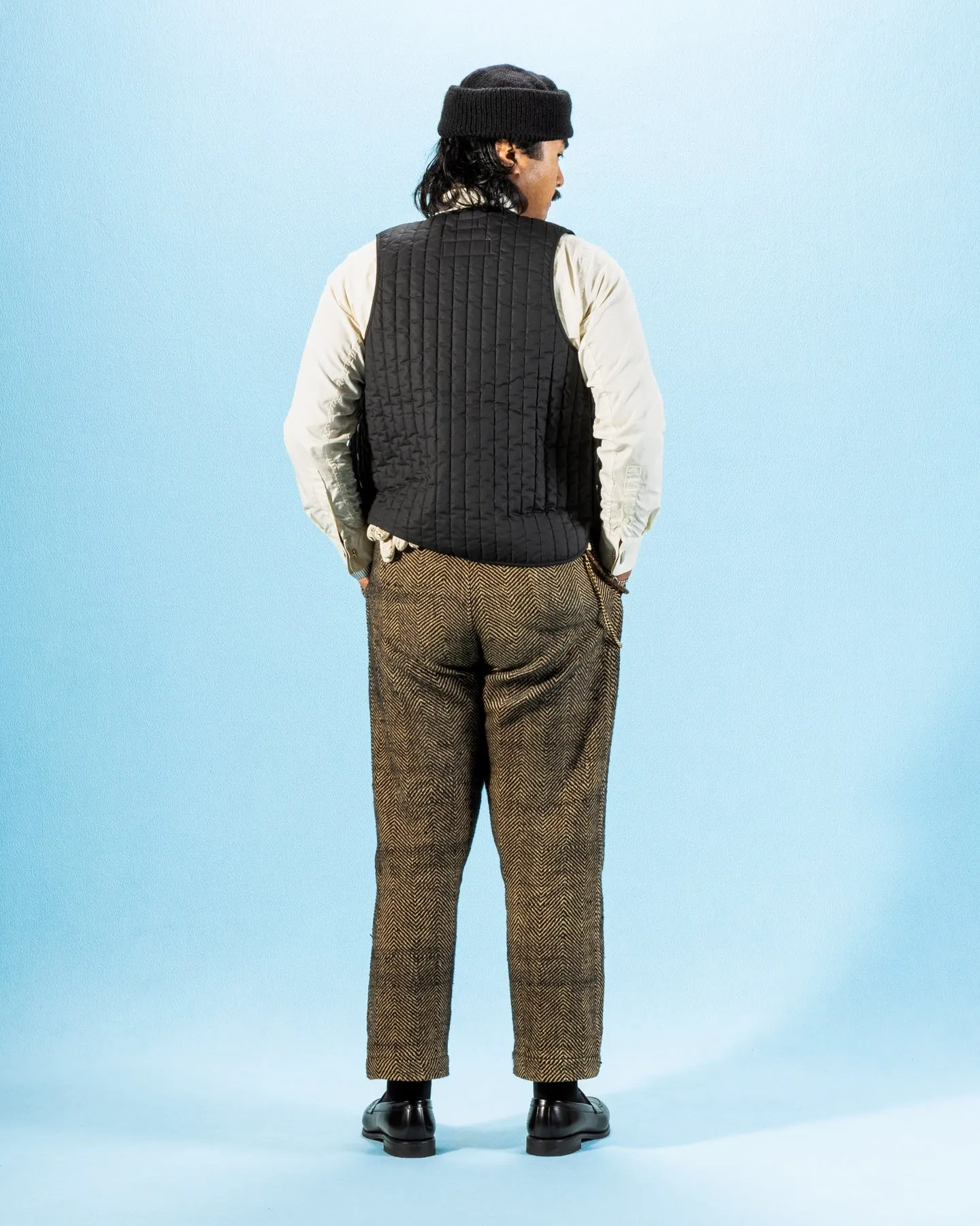 Oiled Quilting Lumberjack Vest - Oiled Black sold by Standard and Strange product image thumbnail 4