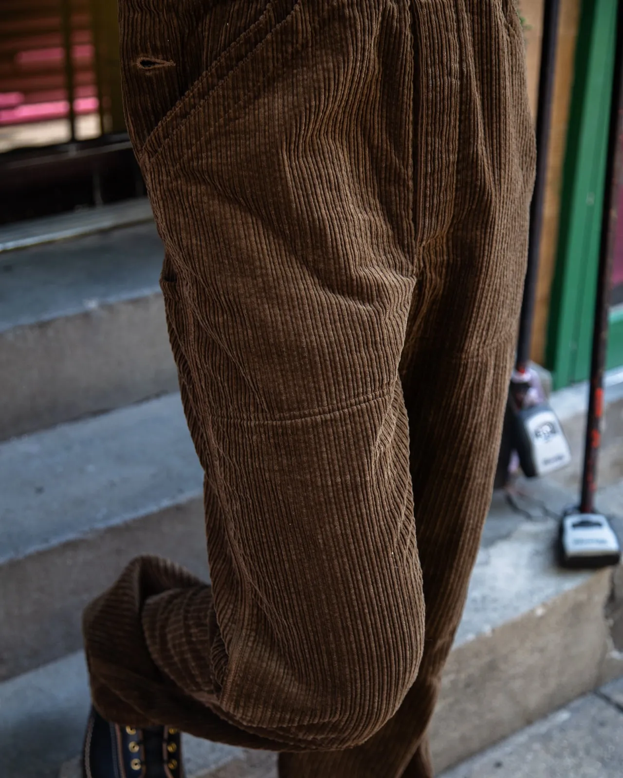 Random Cord Delta Apron Over-Alls - Fade Brown sold by Standard and Strange product image thumbnail 5