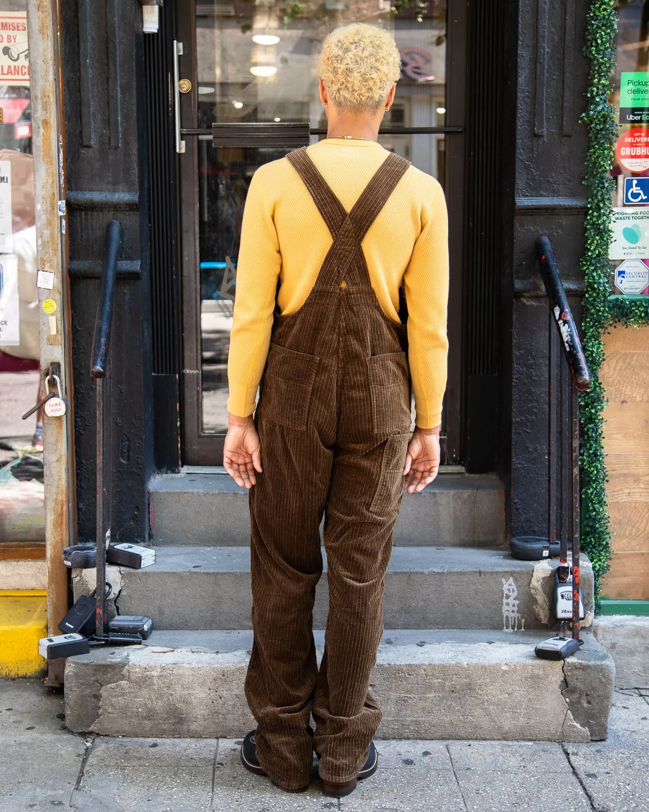 Random Cord Delta Apron Over-Alls - Fade Brown sold by Standard and Strange product image thumbnail 3