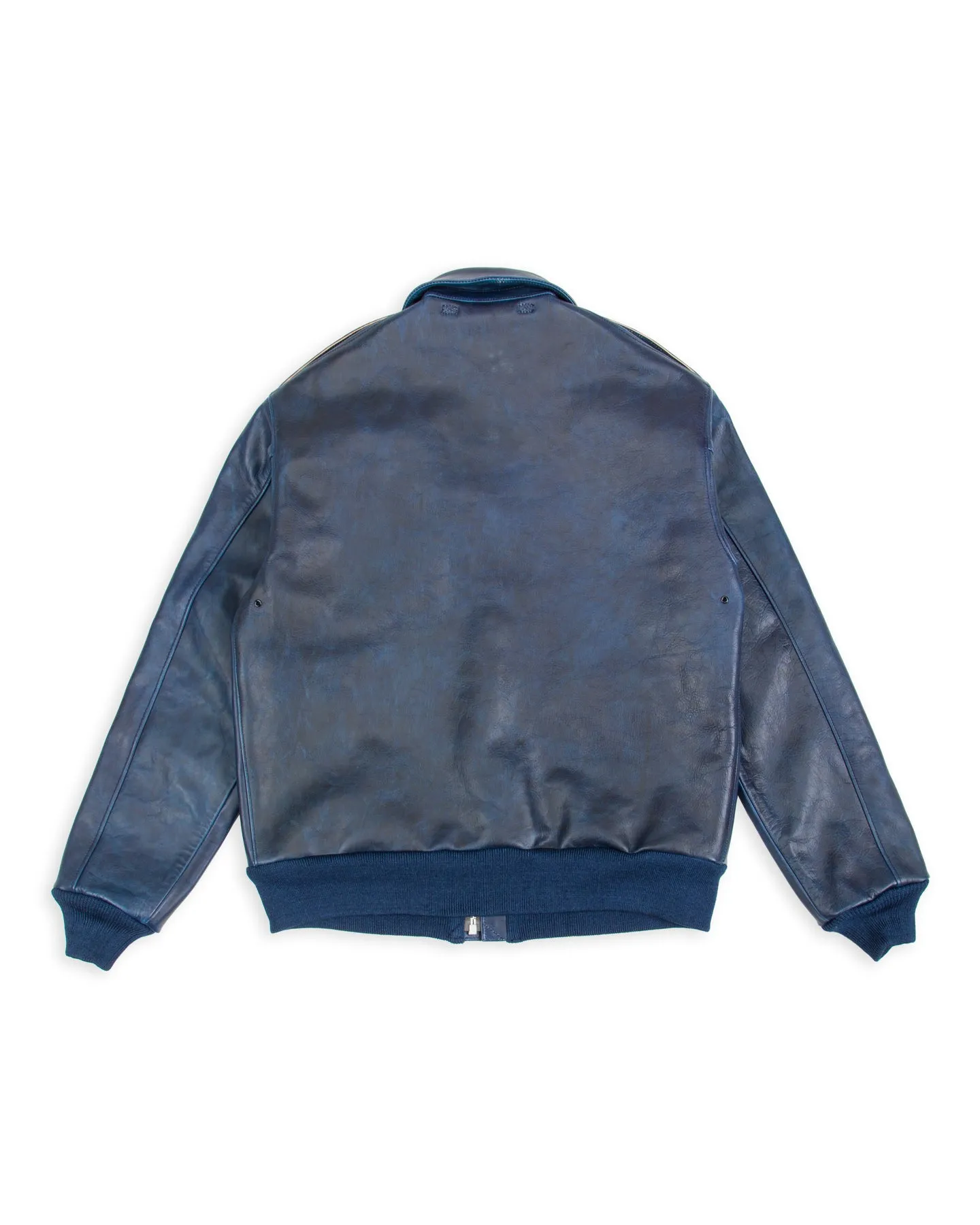 Type A-2 Leather Jacket - Indigo Dyed sold by Standard and Strange product image thumbnail 2