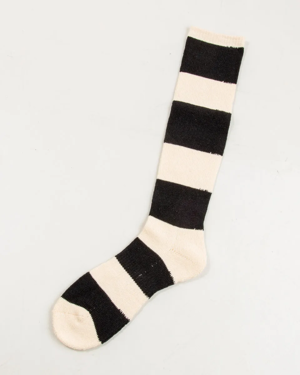 Buco Striped Action Socks - White/Black sold by Standard and Strange product image thumbnail 3