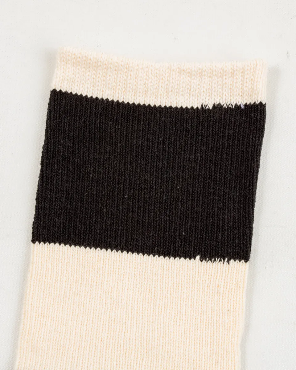 Buco Striped Action Socks - White/Black sold by Standard and Strange product image thumbnail 4