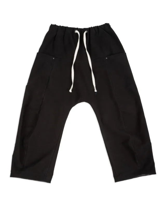 Bali Hi Pant - Ganja Black Cotton/Hemp sold by Standard and Strange