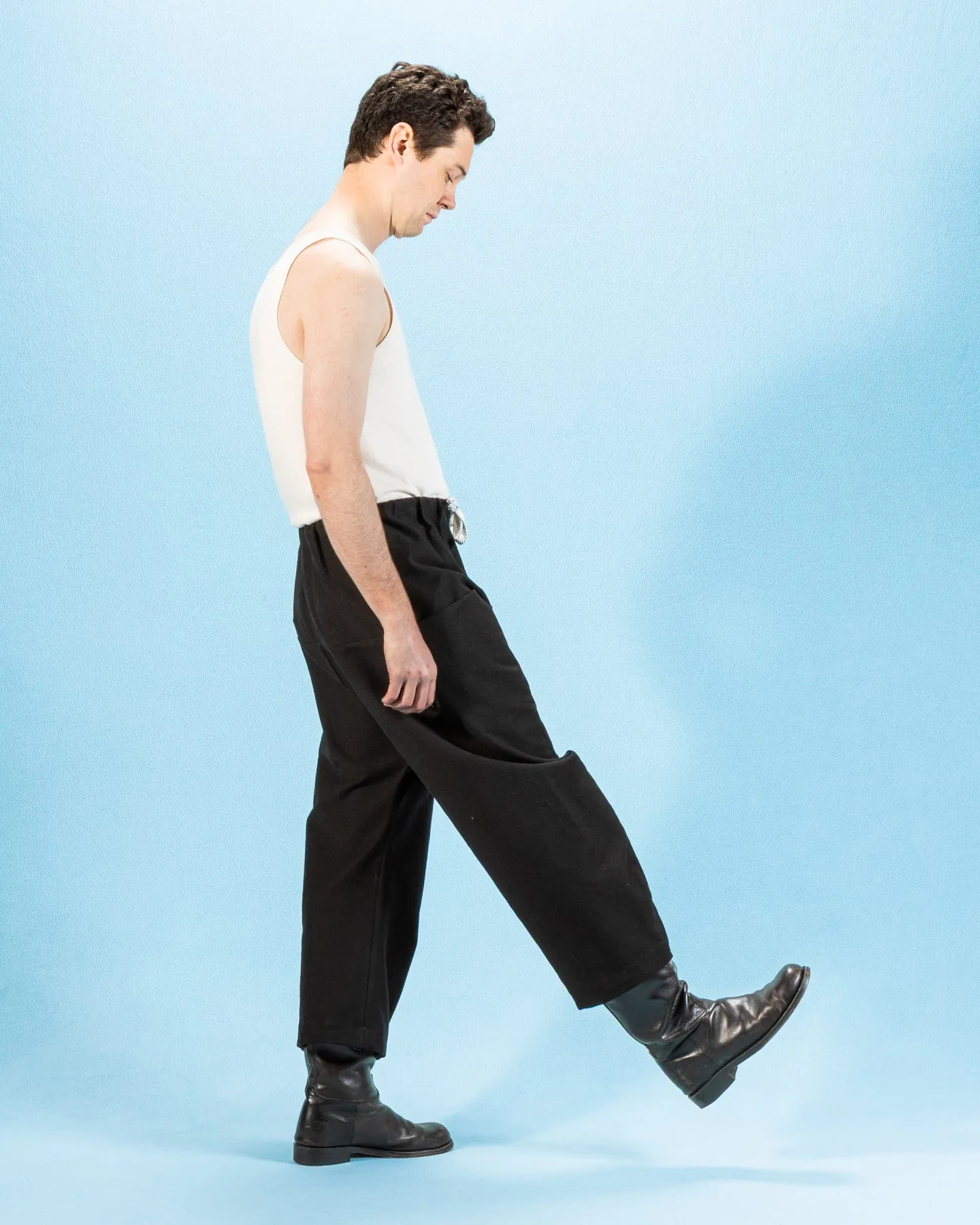 Bali Hi Pant - Ganja Black Cotton/Hemp sold by Standard and Strange product image thumbnail 4