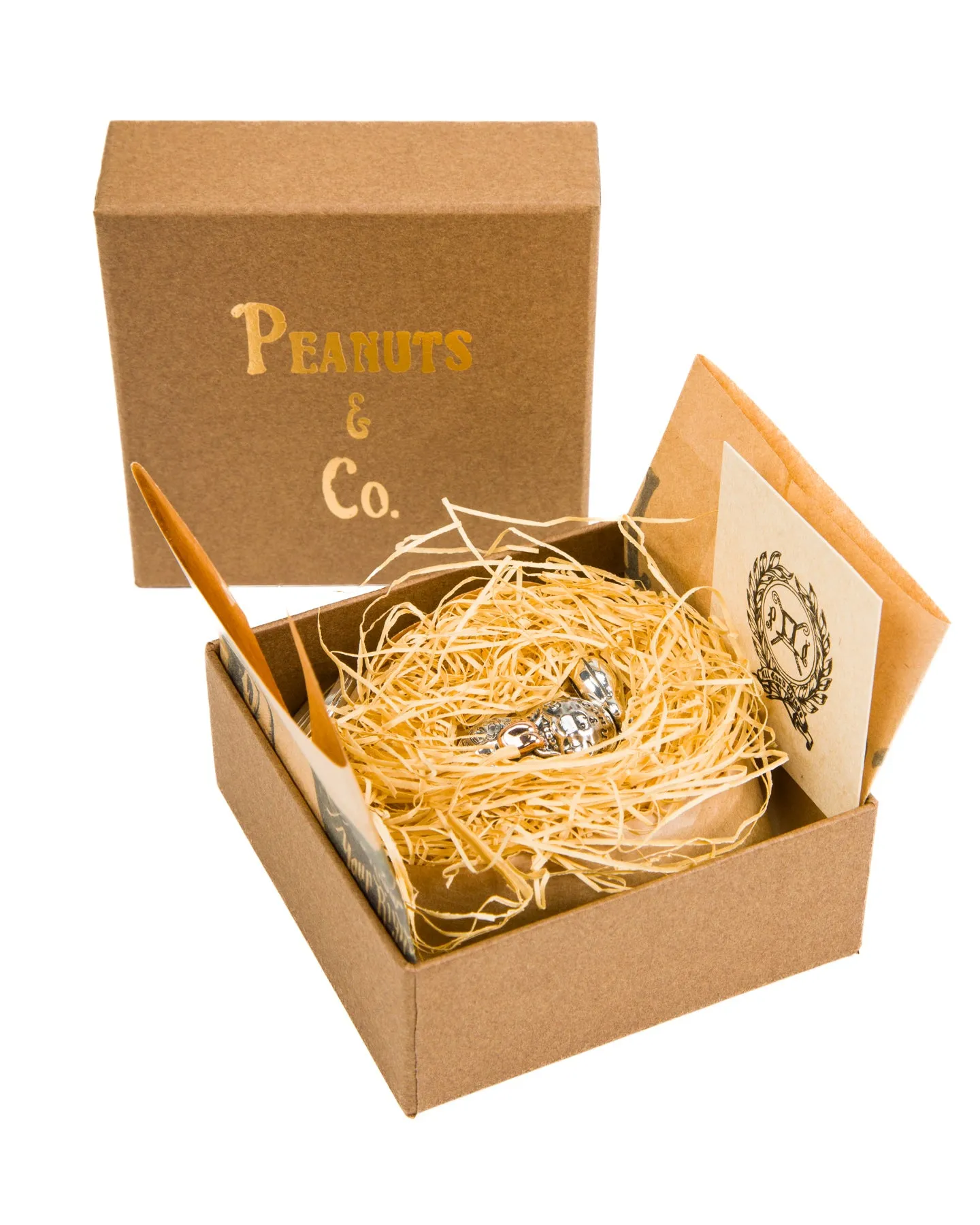 Medium Bero Tattoo Peanuts (Slide Type) - Silver x 10K Gold sold by Standard and Strange product image thumbnail 3