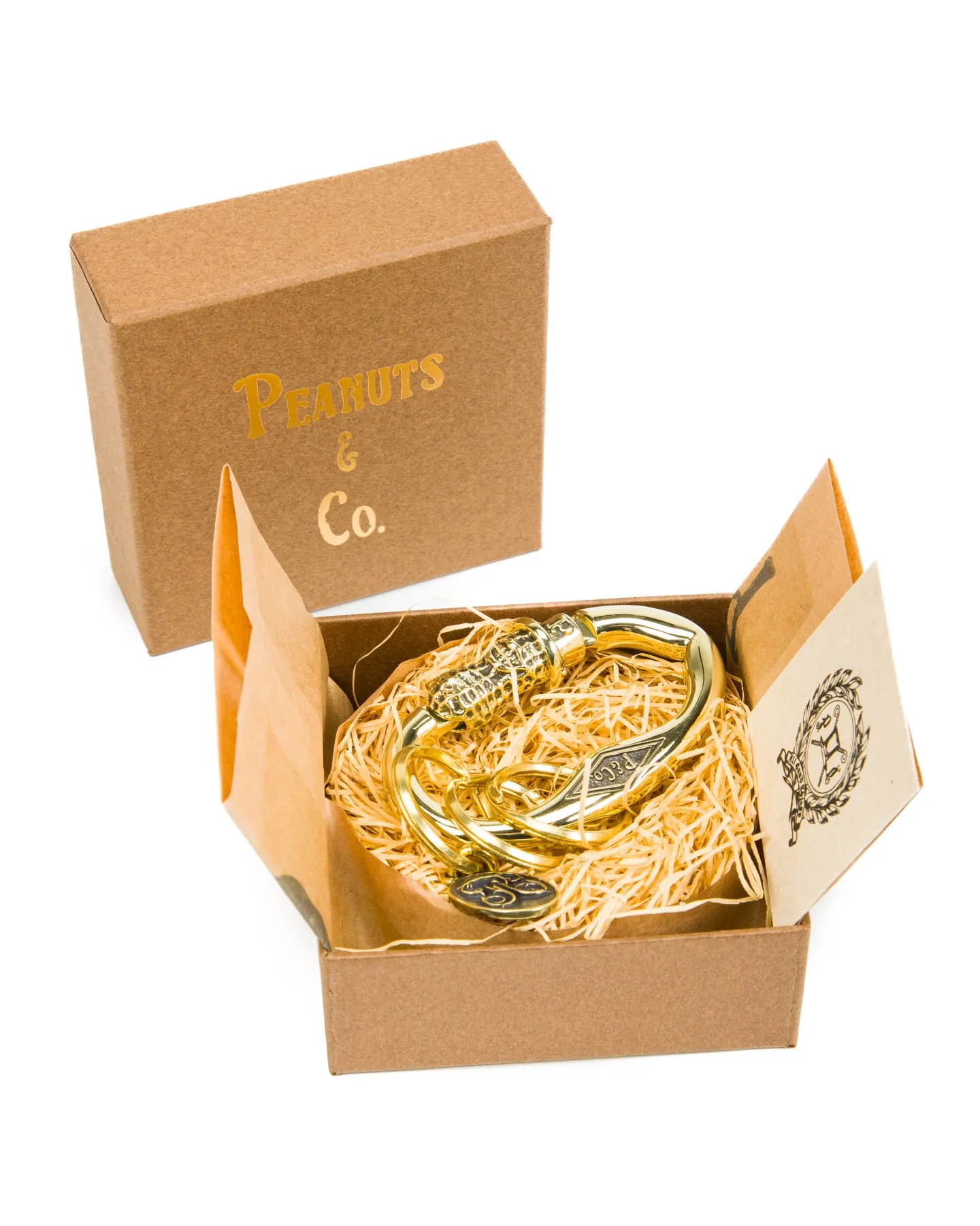 Peanuts Carabiner - Brass sold by Standard and Strange product image thumbnail 2