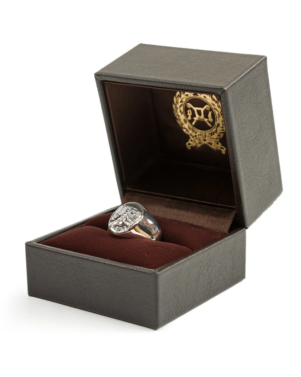 Pharaoh's Horse Ring - Oval - Silver sold by Standard and Strange product image thumbnail 3