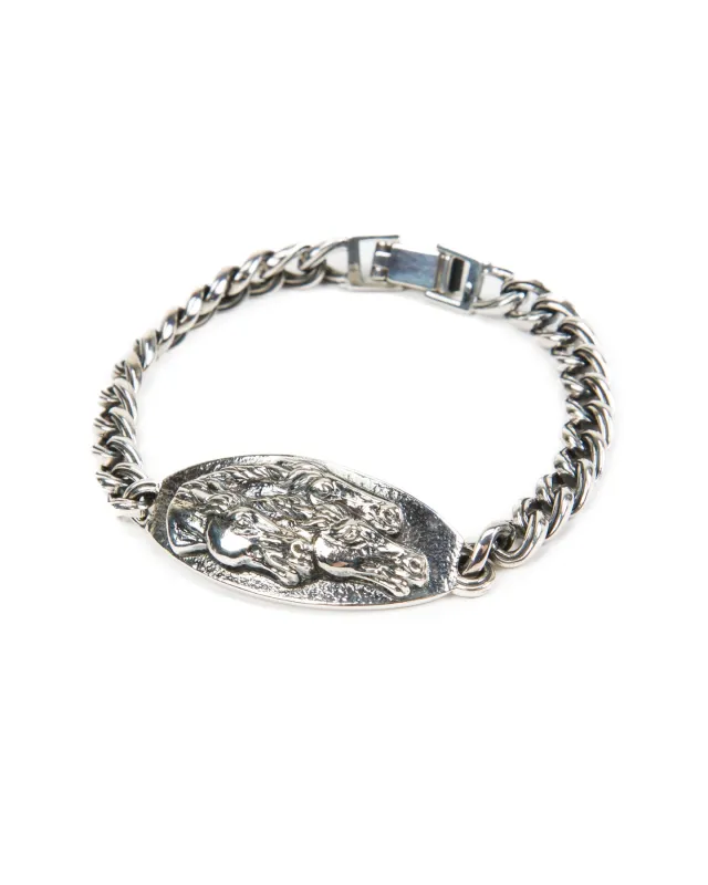 Horse Plate Bracelet - Silver sold by Standard and Strange