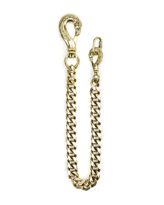 Horse Wallet Chain - Brass sold by Standard and Strange