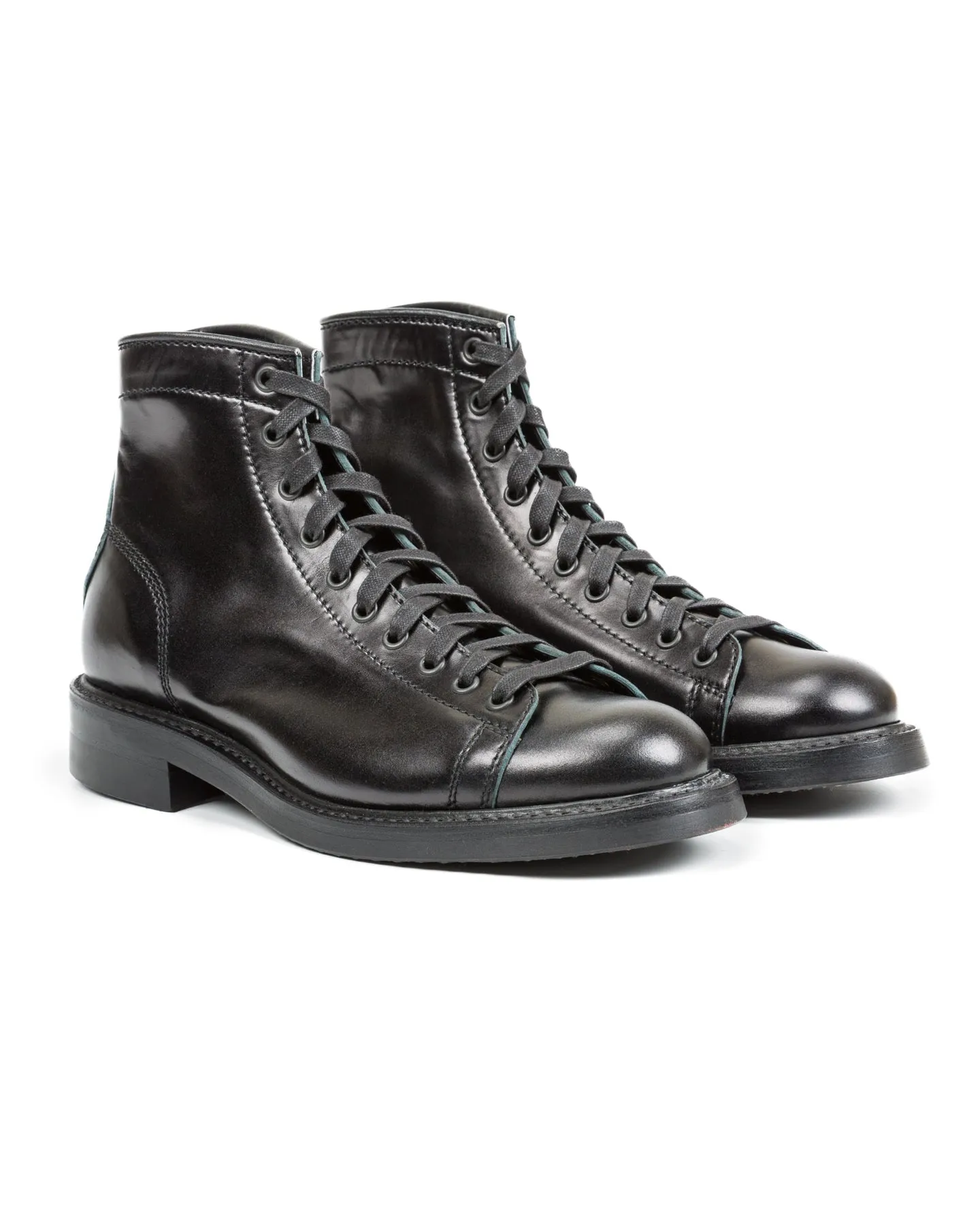 Monkey Boots - Black Ops Shinki Shell Cordovan sold by Standard and Strange