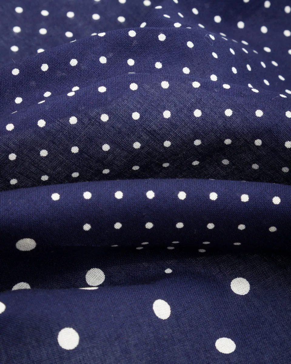 Bandanna 'Dot' - Navy sold by Standard and Strange product image thumbnail 5