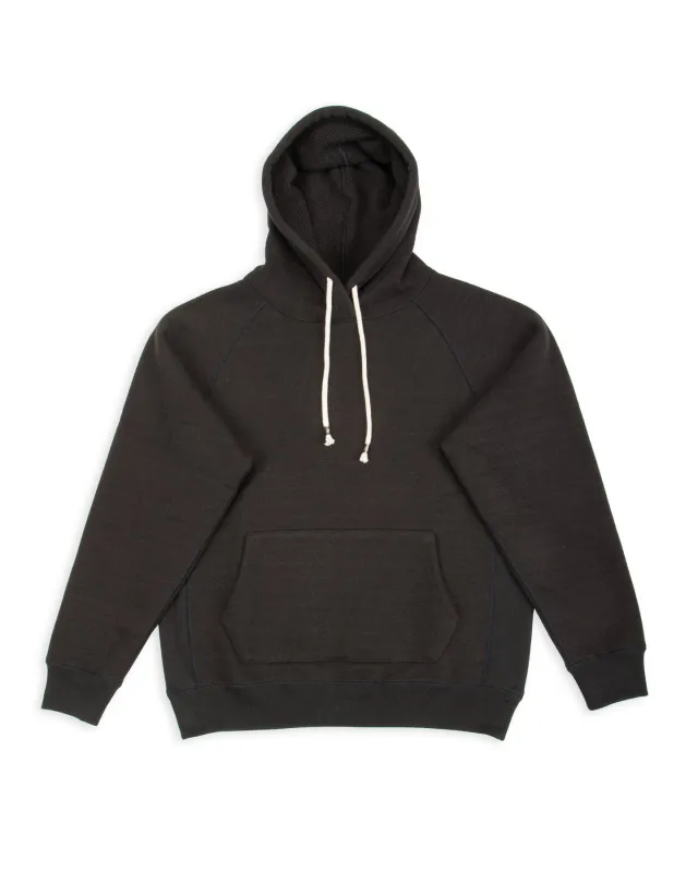 Double Heavyweight French Terry Pullover Hoodie - Sumi Black sold by Standard and Strange
