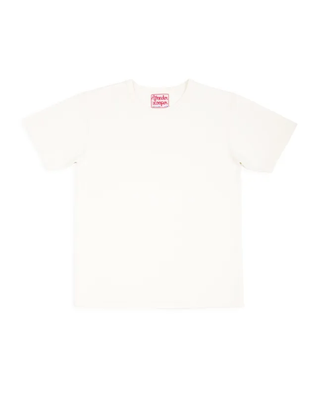 Double Heavyweight Crewneck T-shirt - Ecru sold by Standard and Strange