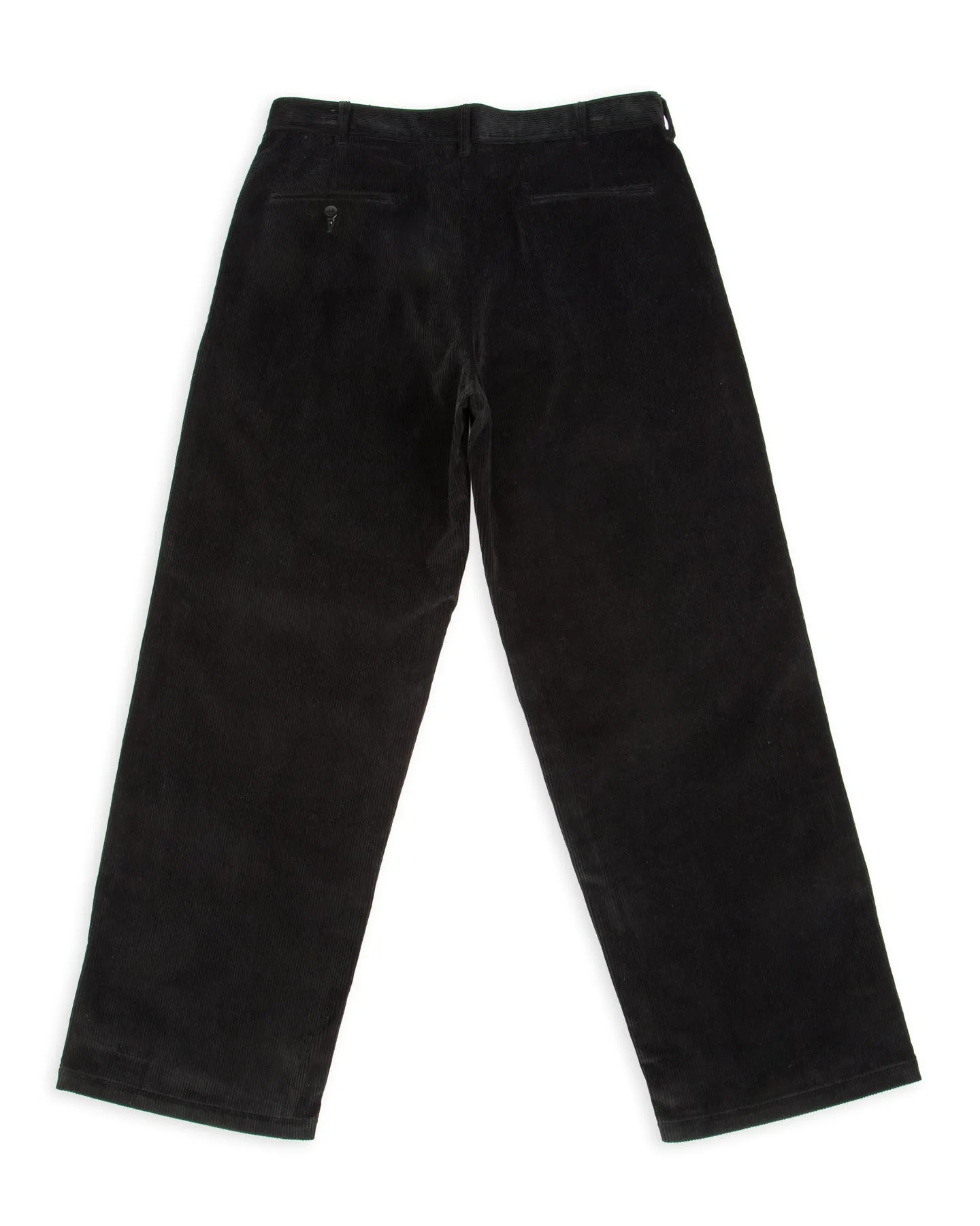 Double-Pleat Corduroy Trousers - Black sold by Standard and Strange product image thumbnail 2