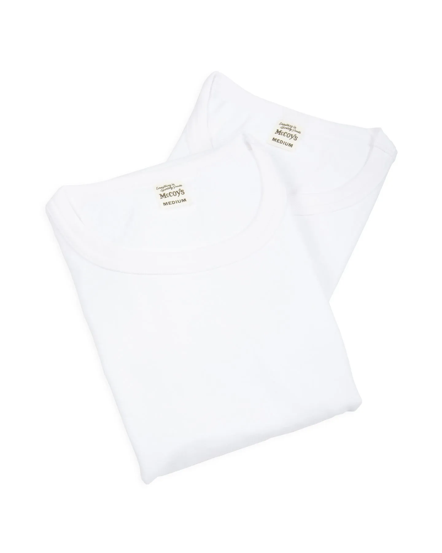 McCOY'S 2pcs PACK TEE - White sold by Standard and Strange