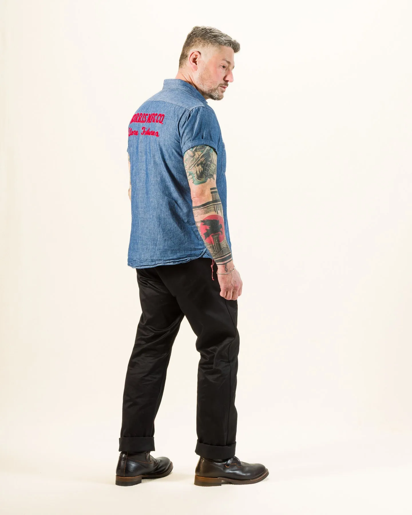 Blue Seal Chinos - Black sold by Standard and Strange product image thumbnail 5