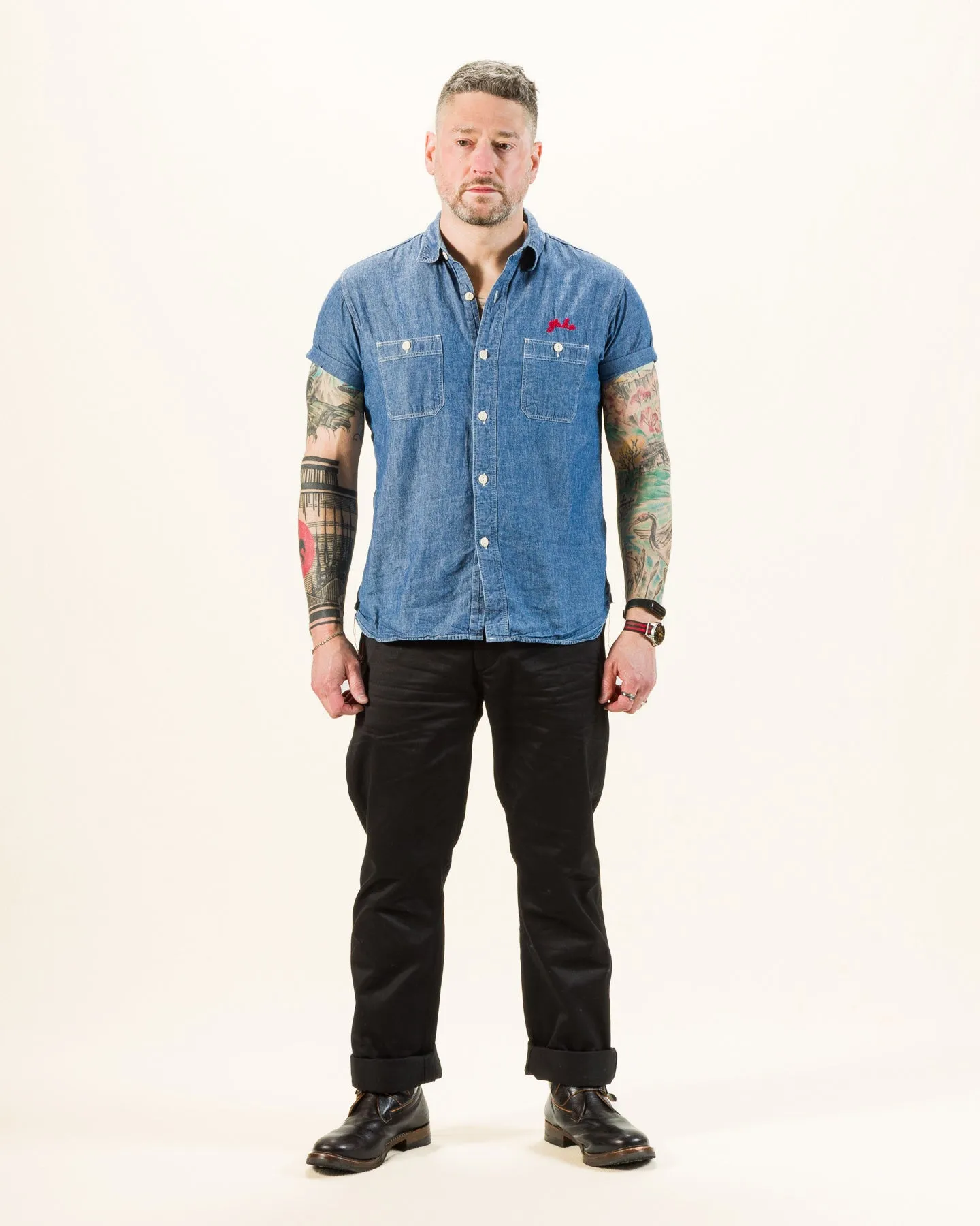 Blue Seal Chinos - Black sold by Standard and Strange product image thumbnail 3