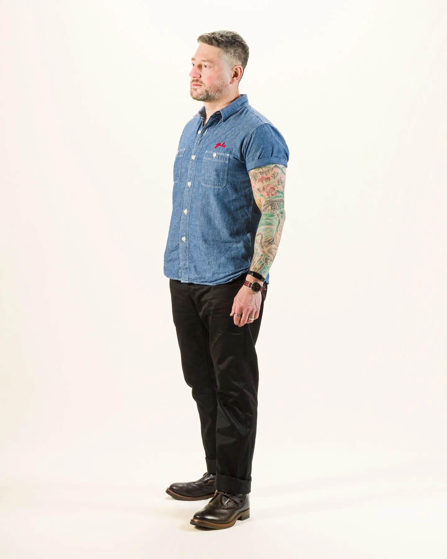 Blue Seal Chinos - Black sold by Standard and Strange product image thumbnail 4