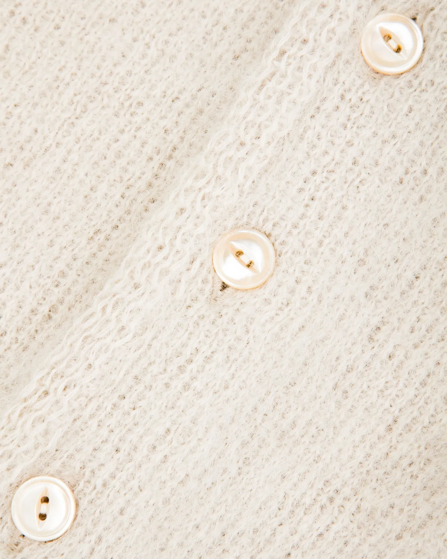 Joe McCoy Mohair Cardigan - Beige sold by Standard and Strange product image thumbnail 4
