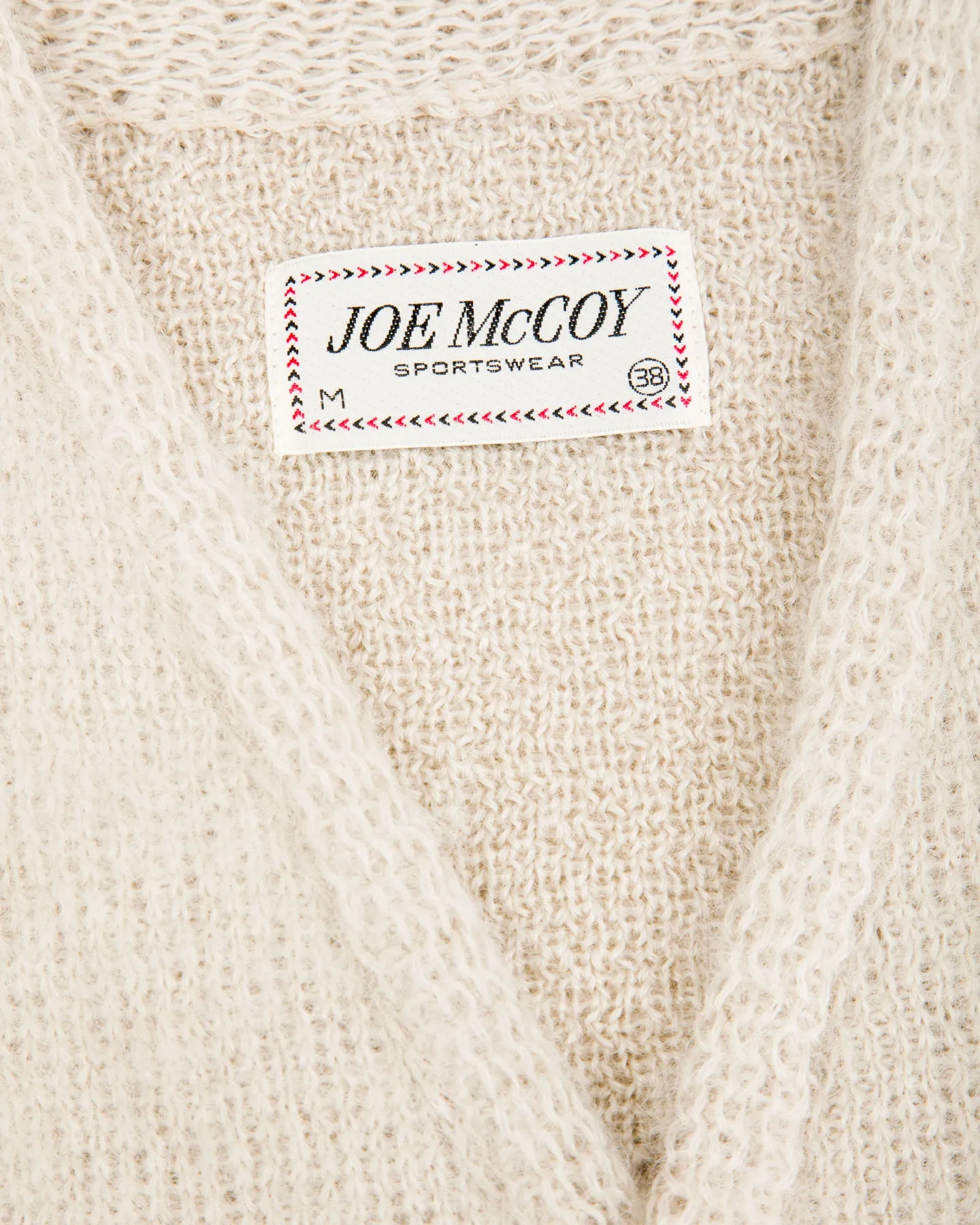 Joe McCoy Mohair Cardigan - Beige sold by Standard and Strange product image thumbnail 3