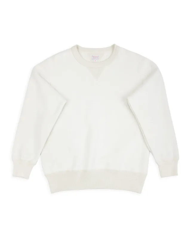10 oz Loopwheel Crewneck Sweatshirt - Milk sold by Standard and Strange