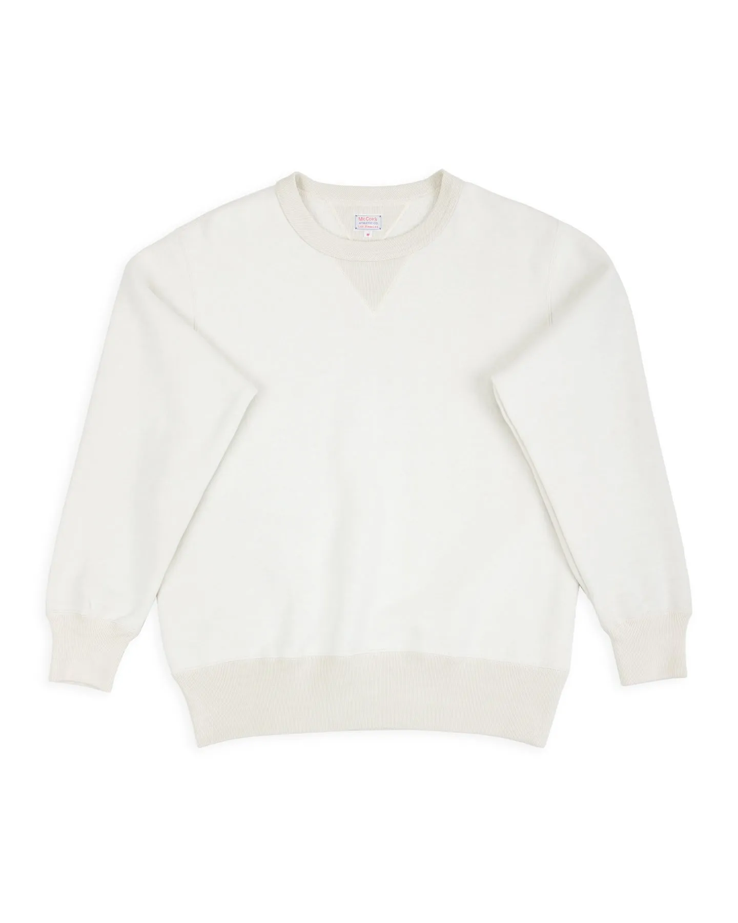 10 oz Loopwheel Crewneck Sweatshirt - Milk sold by Standard and Strange