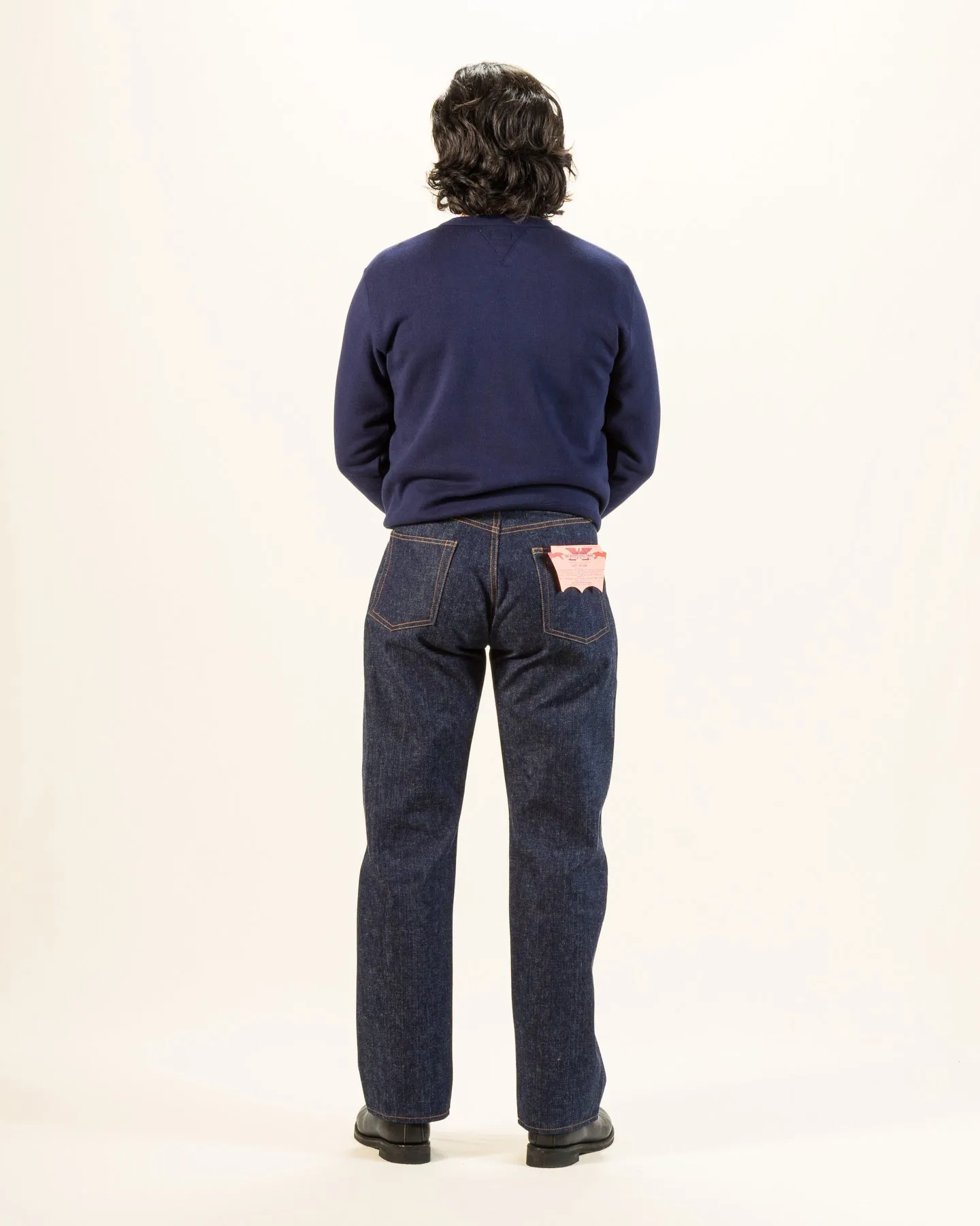 10 oz Loopwheel Crewneck Sweatshirt - Navy sold by Standard and Strange product image thumbnail 5