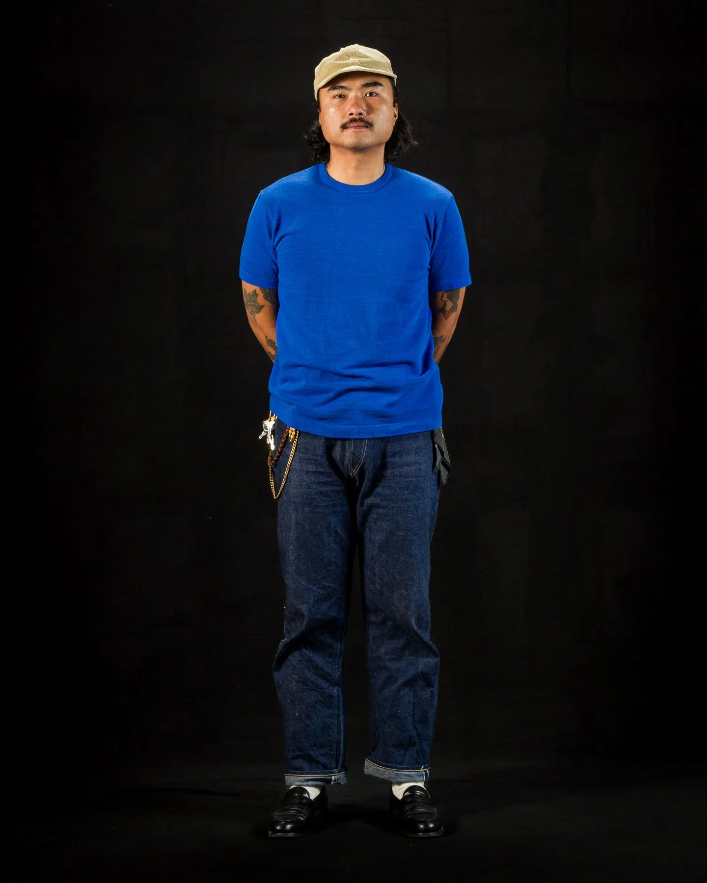 Wakayama Special Loopwheel Tee - Klein Blue sold by Standard and Strange product image thumbnail 4