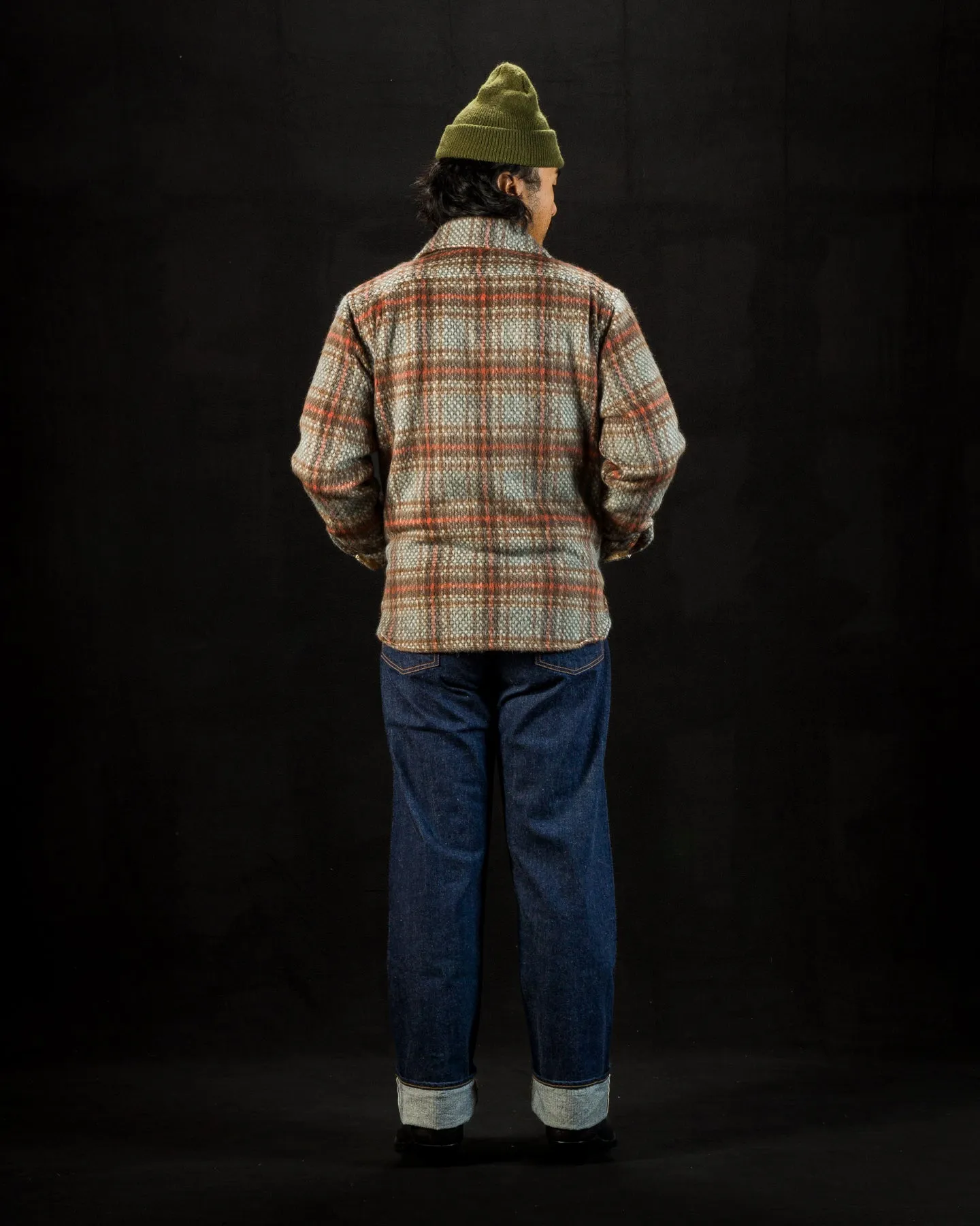 Mendon Overshirt - Hexagon Dobby Wool Plaid sold by Standard and Strange product image thumbnail 5
