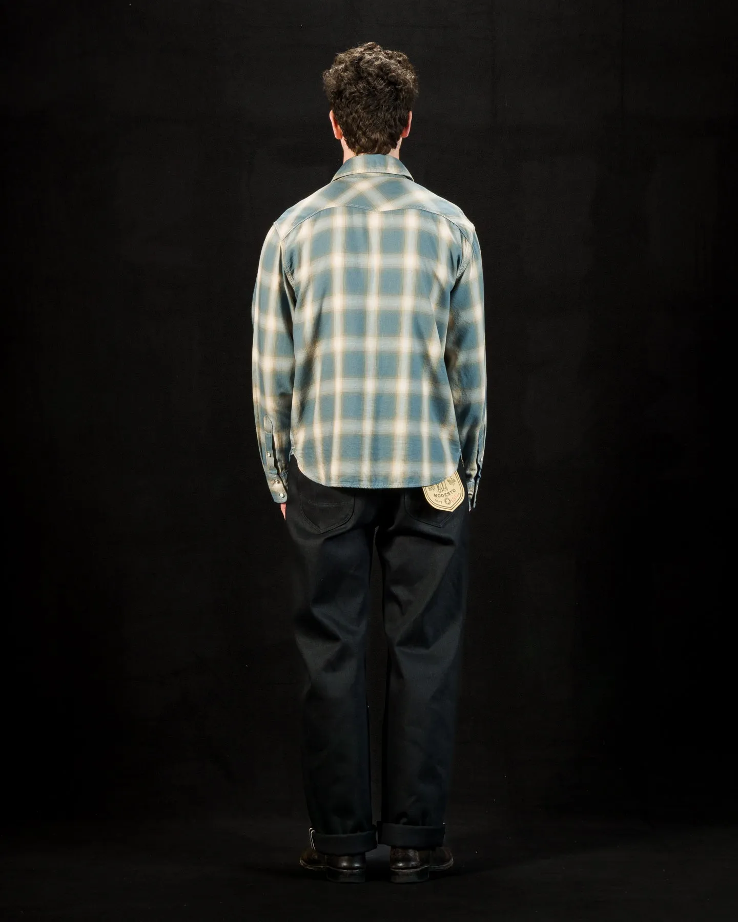 Bodie Shirt - Clear Blue Plaid sold by Standard and Strange product image thumbnail 5
