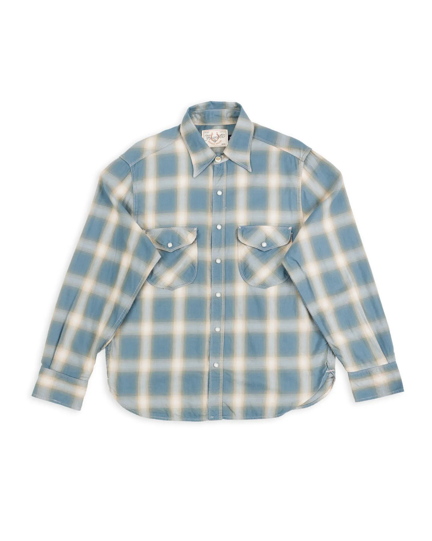 Bodie Shirt - Clear Blue Plaid sold by Standard and Strange
