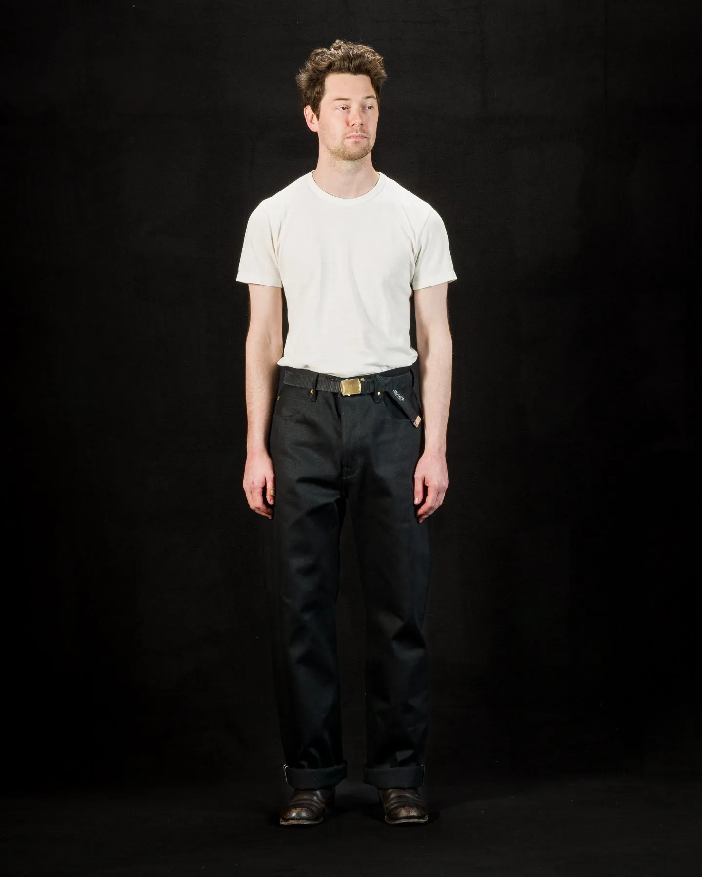 Modesto Straight Fit - 15.75oz Black/Black sold by Standard and Strange product image thumbnail 3