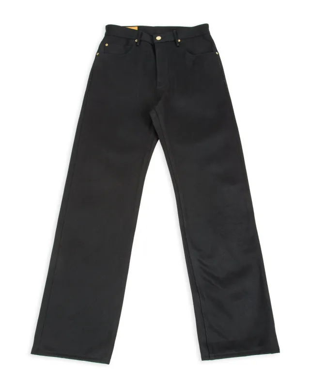 Modesto Straight Fit - 15.75oz Black/Black sold by Standard and Strange