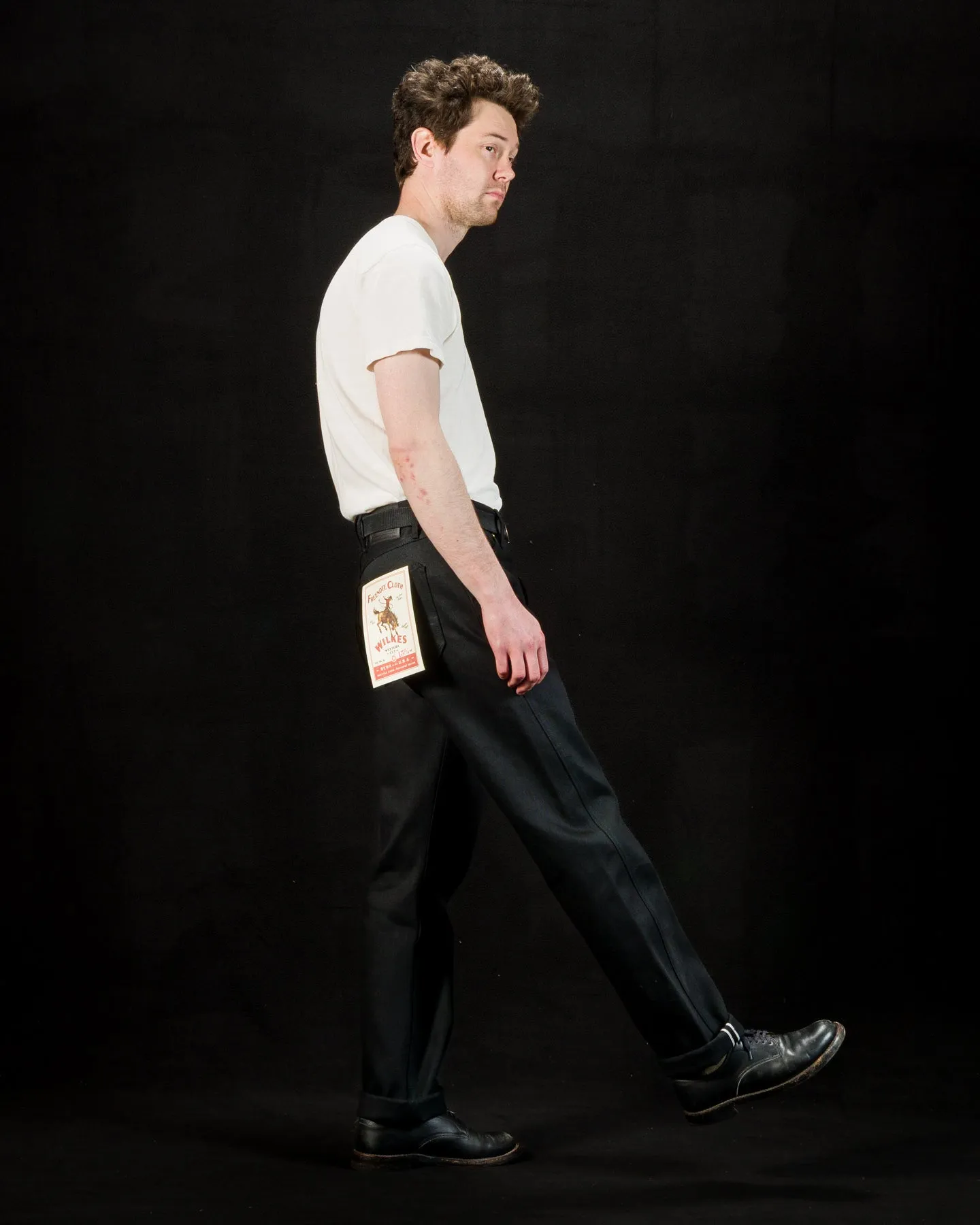 Wilkes Western - 15.75oz Black/Black sold by Standard and Strange product image thumbnail 5