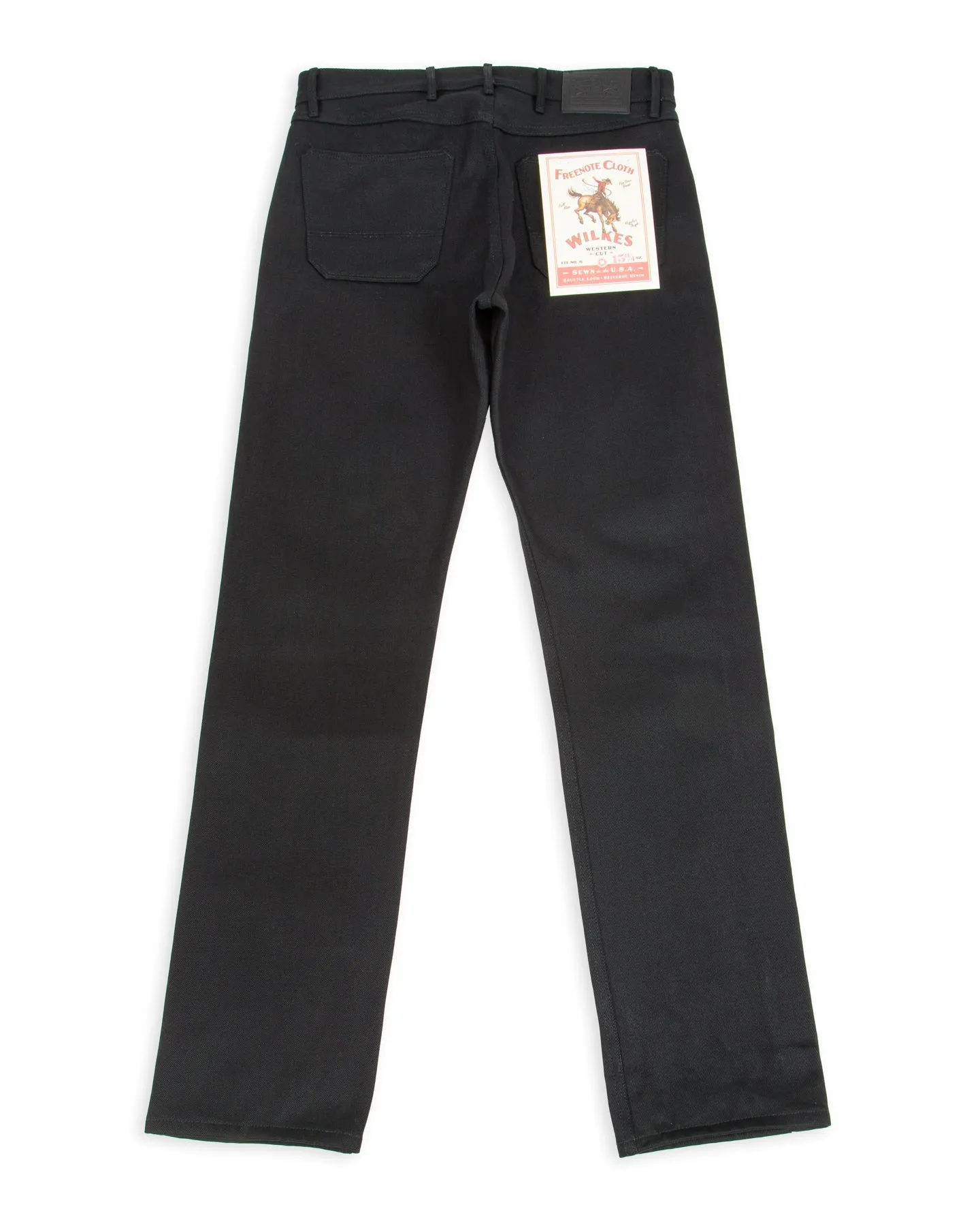 Wilkes Western - 15.75oz Black/Black sold by Standard and Strange product image thumbnail 2