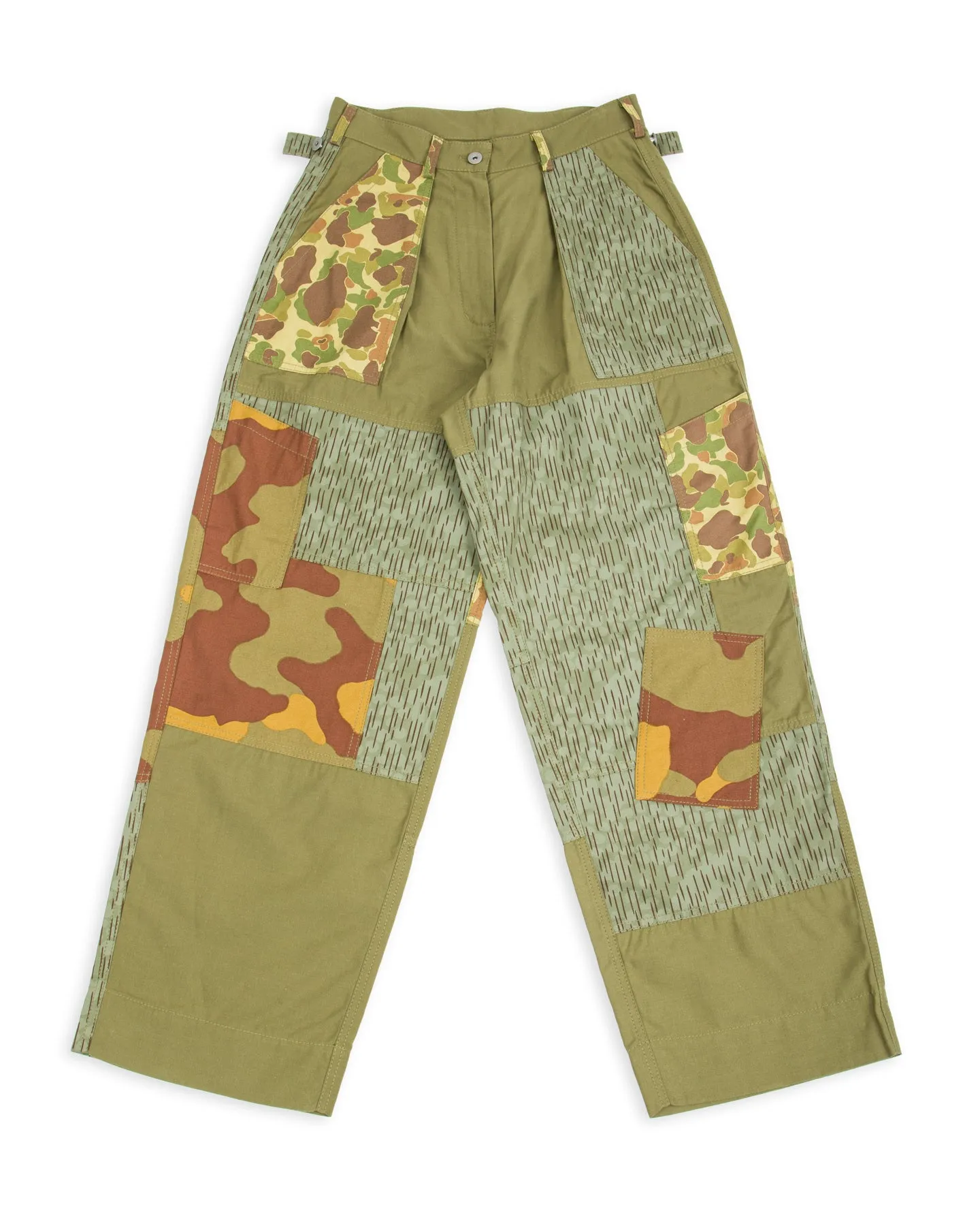 Unisex Freedom Flight Trouser - Army Green Camo sold by Standard and Strange