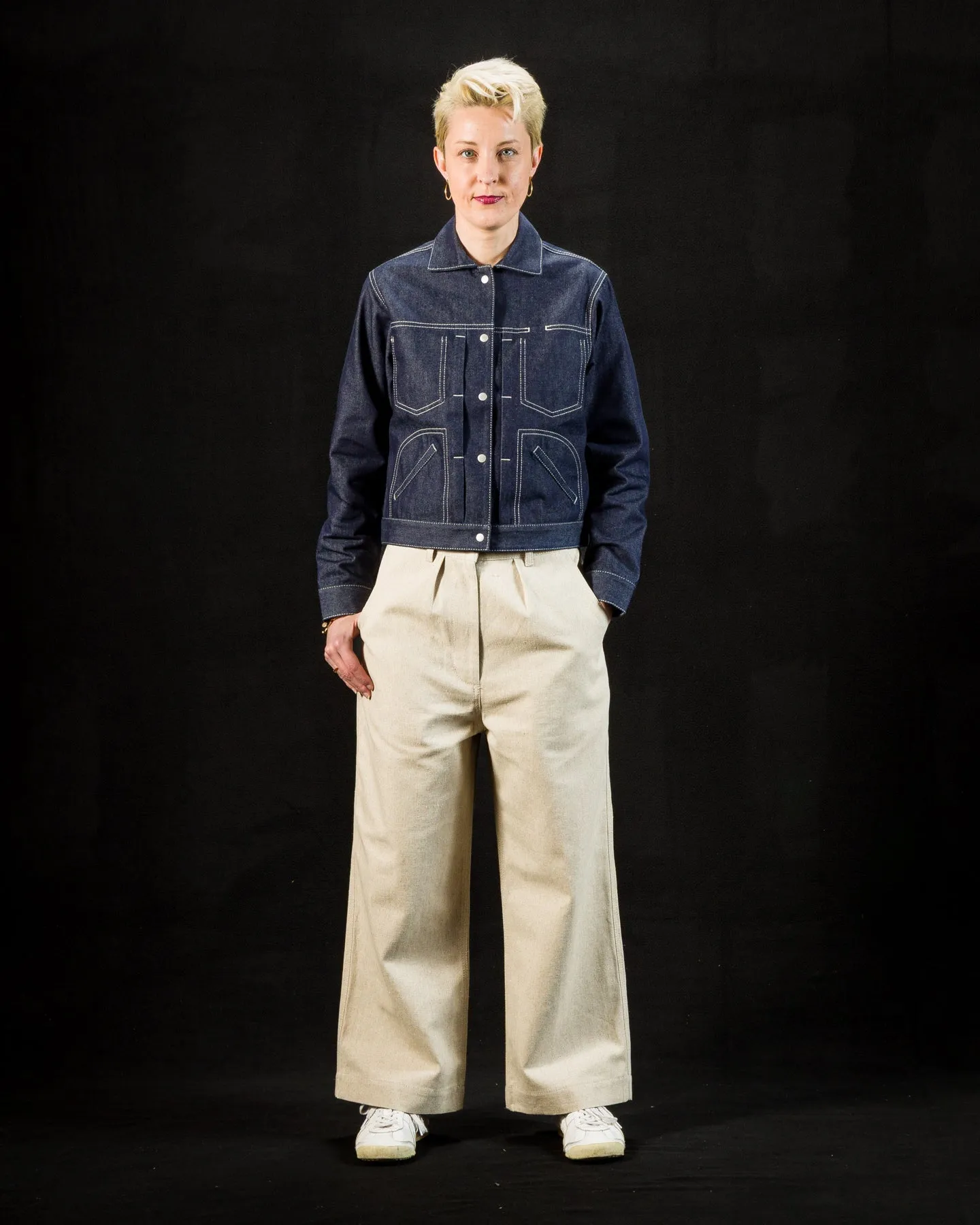 W'mens Work Jean - Natural Cotton/Linen sold by Standard and Strange product image thumbnail 3