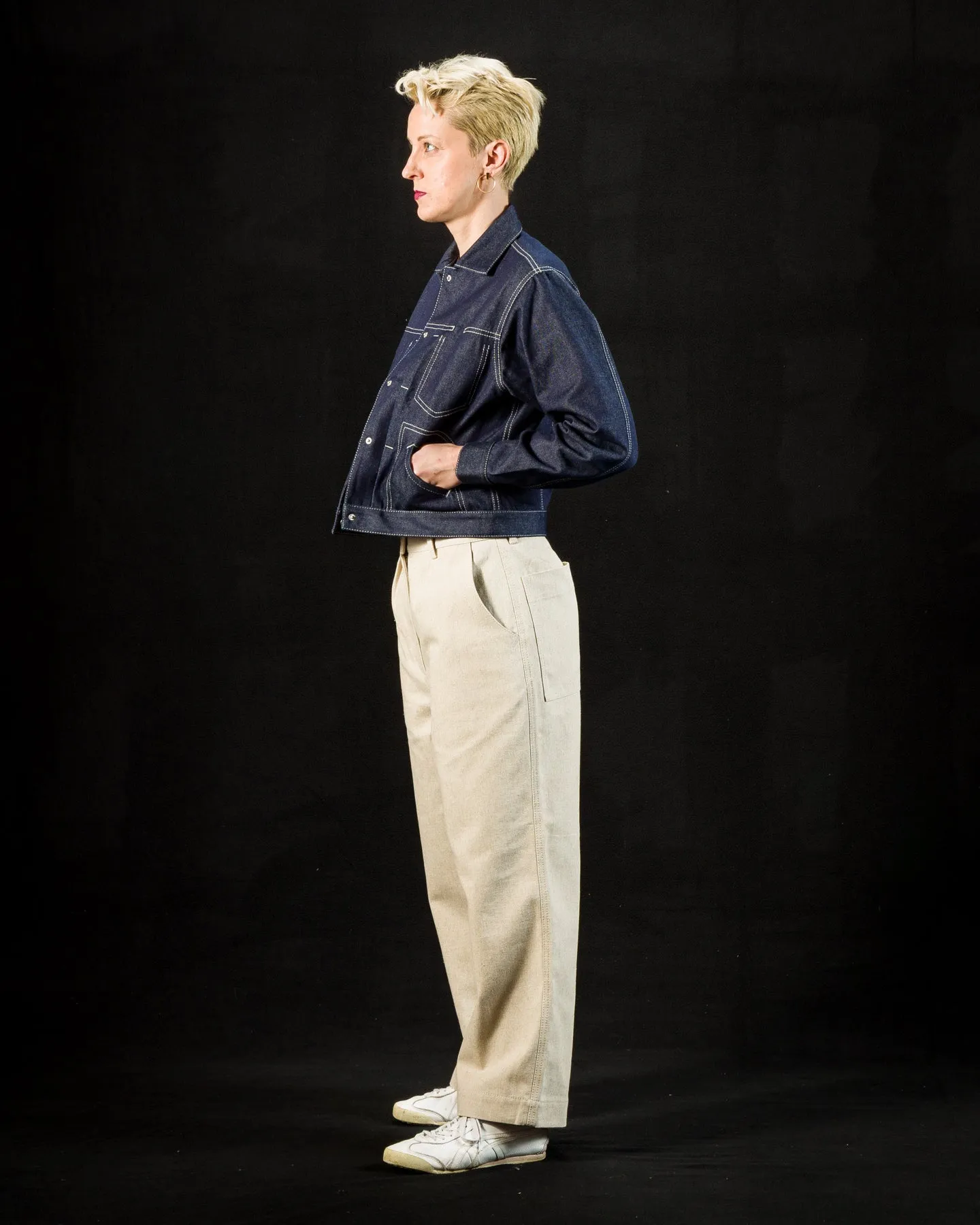 W'mens Work Jean - Natural Cotton/Linen sold by Standard and Strange product image thumbnail 4
