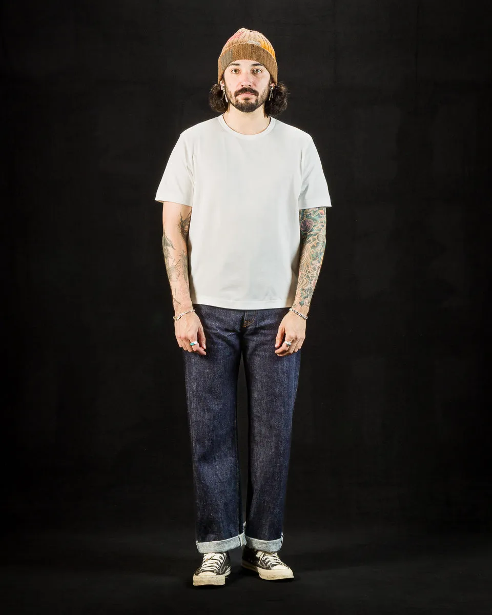 2M15C Cropped Vintage Machine Jersey T-Shirt - White sold by Standard and Strange product image thumbnail 3