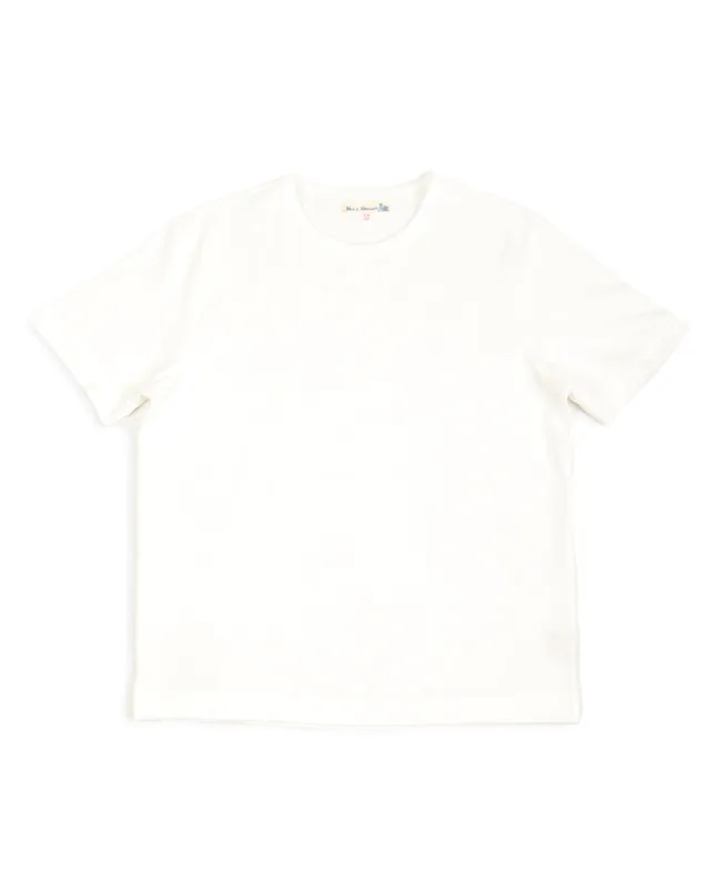 2M15C Cropped Vintage Machine Jersey T-Shirt - White sold by Standard and Strange