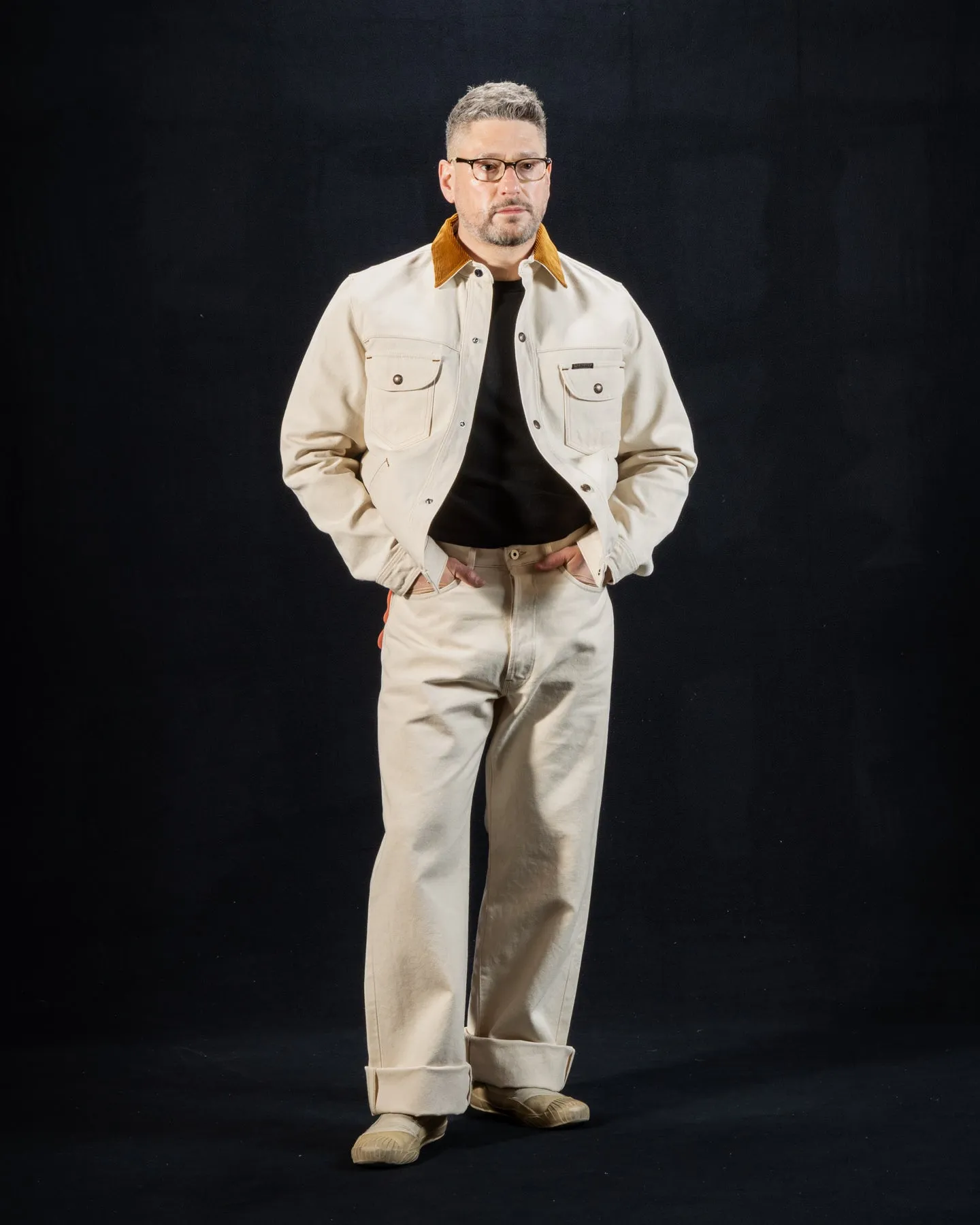 Fargo Quarter Jacket - Ecru Smithson Canvas sold by Standard and Strange product image thumbnail 3