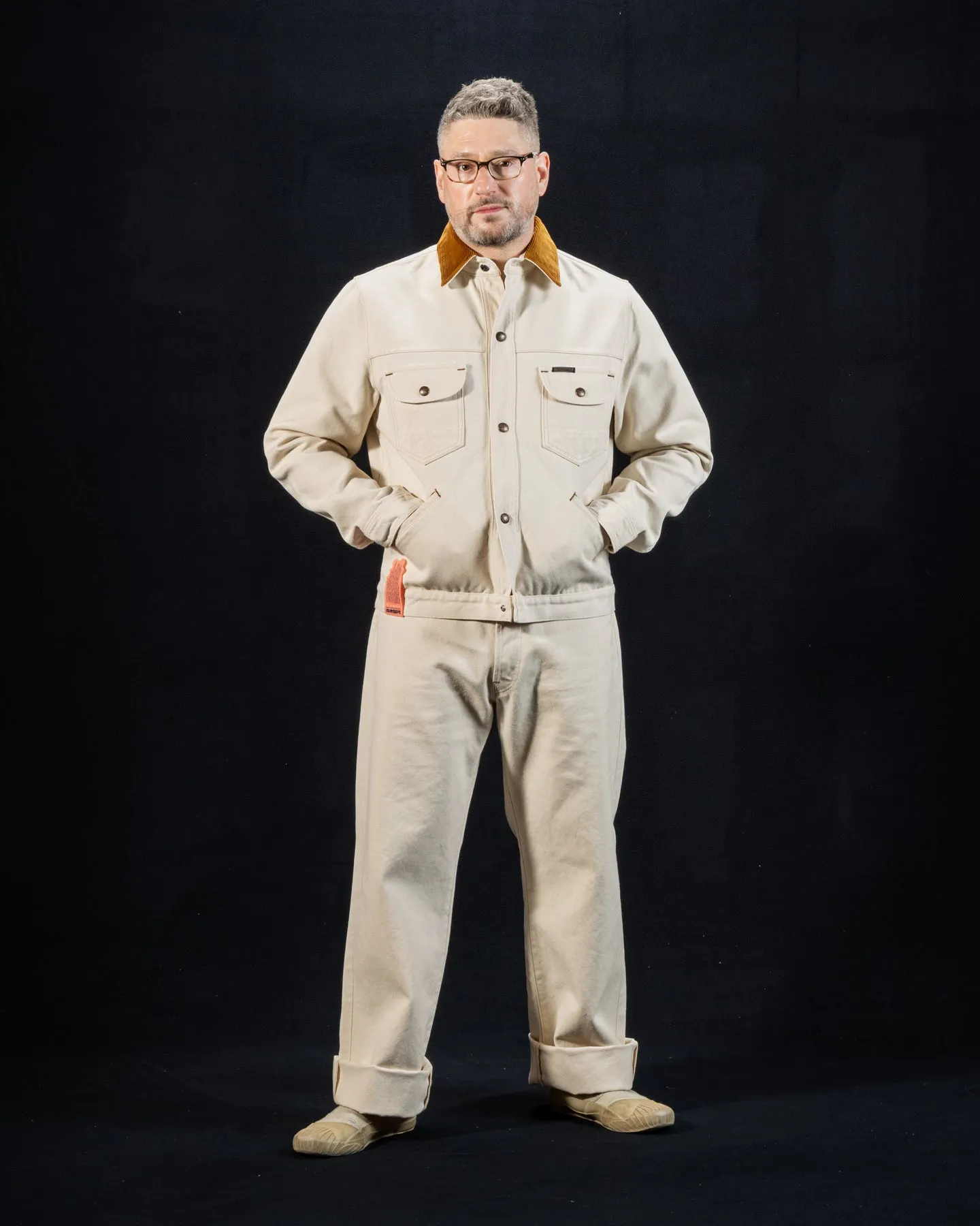 Fargo Quarter Jacket - Ecru Smithson Canvas sold by Standard and Strange product image thumbnail 4