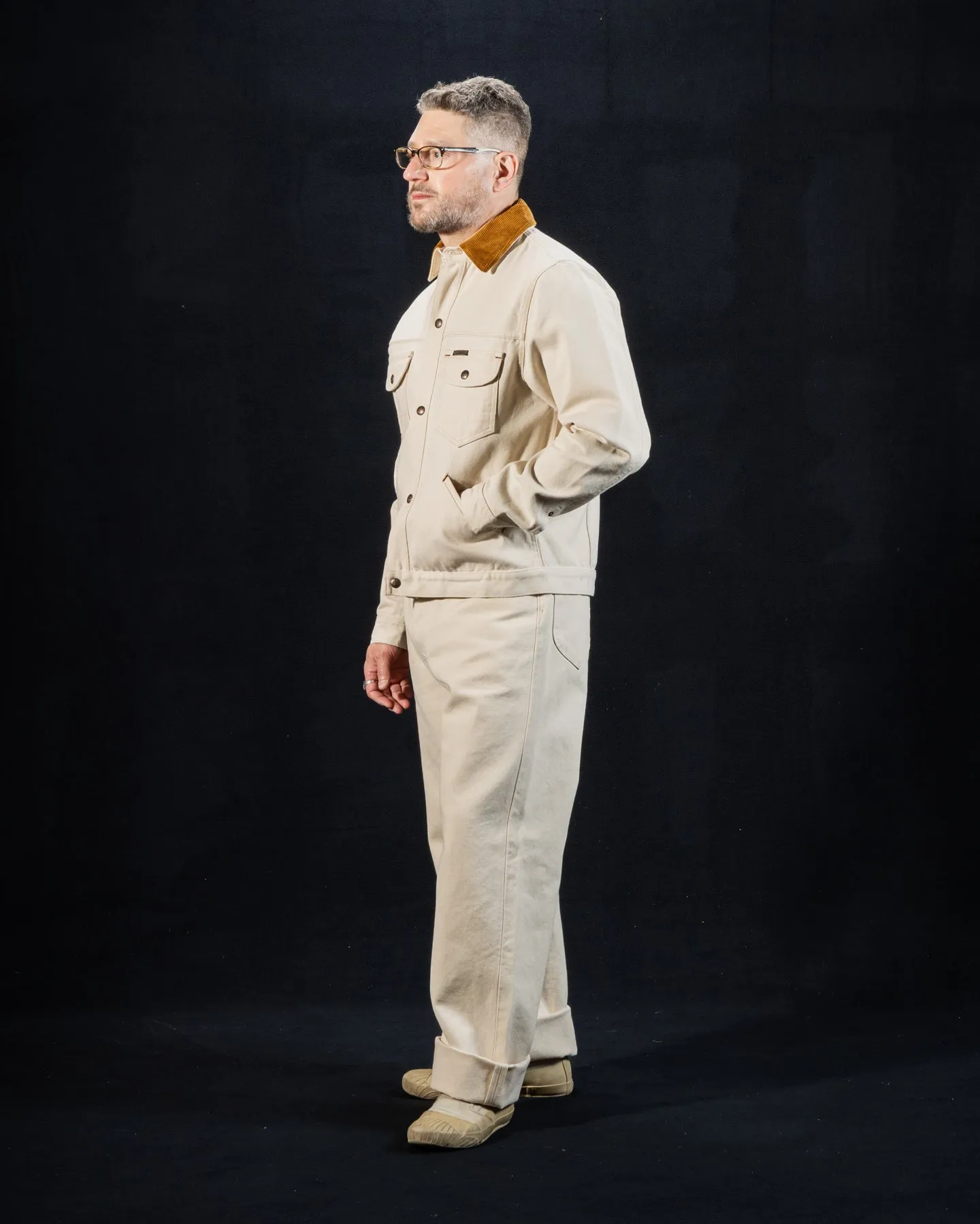 Fargo Quarter Jacket - Ecru Smithson Canvas sold by Standard and Strange product image thumbnail 5