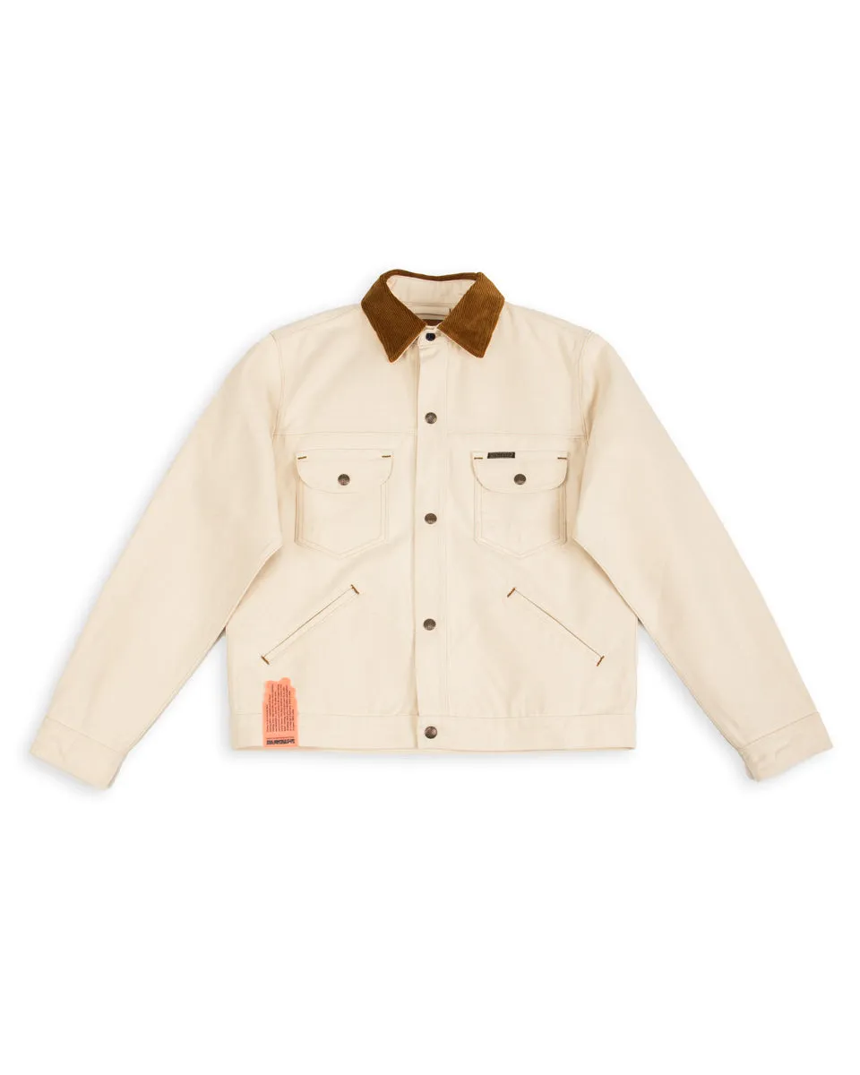 Fargo Quarter Jacket - Ecru Smithson Canvas sold by Standard and Strange