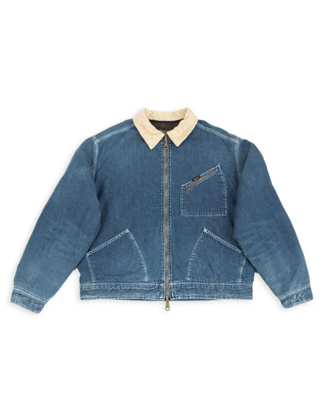 11.5oz Denim BONE Lining Reversible ZIP-UP Work JKT - PRO sold by Standard and Strange
